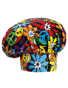 GORRO GRAN CHEF EGOCHEF PEACE AND LOVE ( PACK 2 UNIDADES )